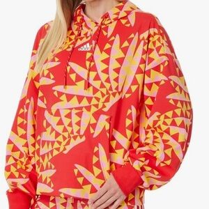 Adidas Farm Rio Red/Yellow/Pink Hoodie Large